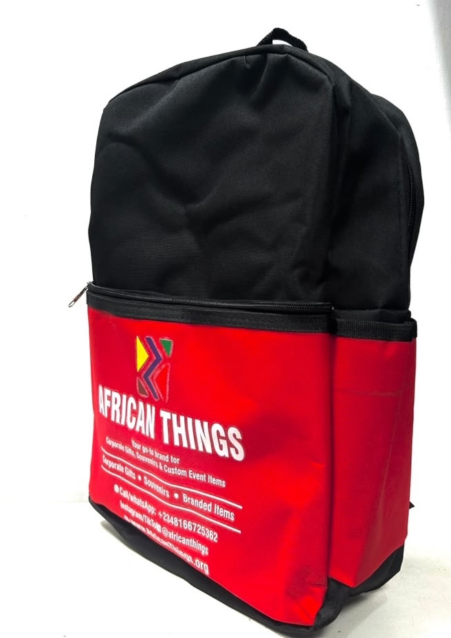 Corporate branded school bags backpacks by African Things