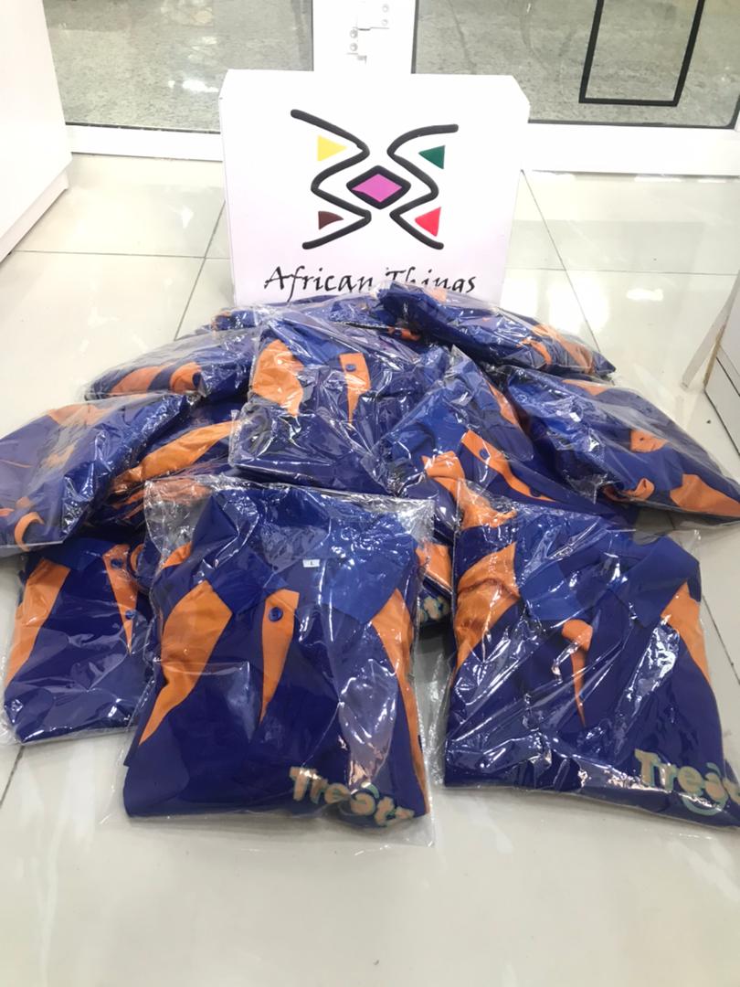 Custom made and branded Tshirt for Treatz by African Things in Lagos Nigeria