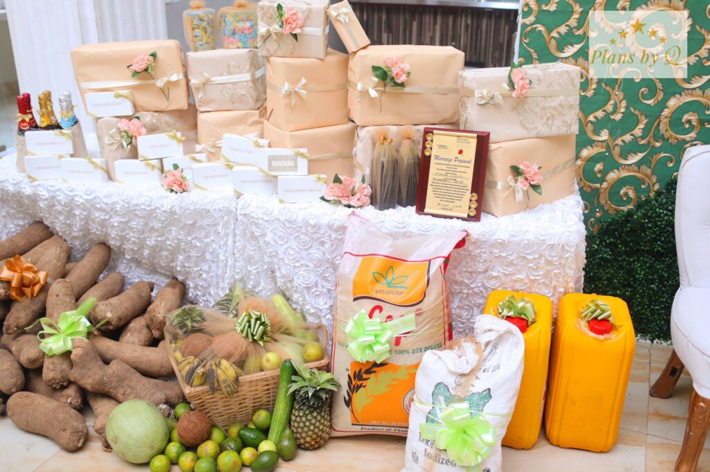 Yoruba traditional wedding gift items