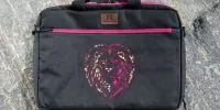 Lion Oju pink African Laptop bag