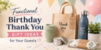 Functional Birthday Thank You Gift Ideas for Your Guests