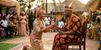 An Igbo bride and groom - The Igbo Traditional Marriage Items List and Guide