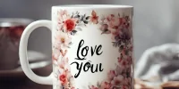Branded print mug
