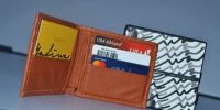Y Adiah Ankara And Leather Wallet